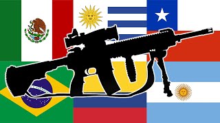 Las 10 Mejores Armas de Fuego Hechas en Latinoamérica Parte 1 [upl. by Neehcas]