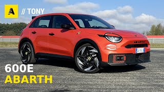 Abarth 600e  E davvero LA MIGLIORE ABARTH di sempre Parliamone ENG Audio [upl. by Edina]