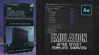 MGH VHS Emulation AFTER EFFECTS Template Overview [upl. by Nesila]