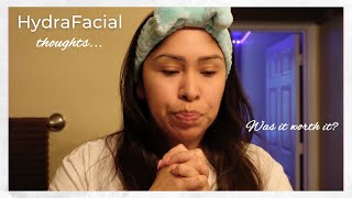 Hydrafacial Review  Before After and One Week Later [upl. by Malina]