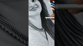 Kajal Agarwal drawing pencil ✏️ drawing art beautiful drawing koshart 2024 [upl. by Enoch]