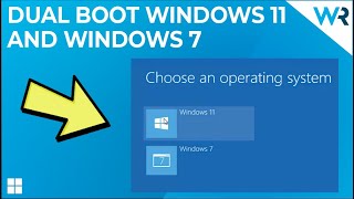 How to dual boot Windows 11 and Windows 7 [upl. by Nihhi927]