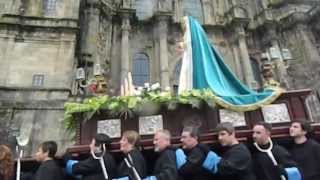 Procesiones Cofradía Franciscana de La Vera Cruz de Santiago Semana santa 2013 [upl. by Xavler]