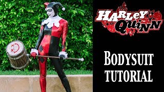 Harley Quinn Costume Tutorial  Bodysuit [upl. by Remington]