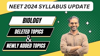 Biology Deleted Portions  NEET 2024 Reduced syllabus [upl. by Male]