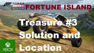 Forza Horizon 4 Fortune Island Treasure 3 Solution and Location [upl. by Cello]