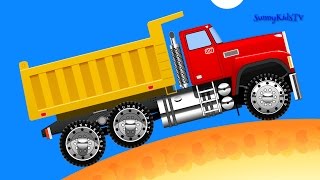 Learn Fruits with an Amazing Jumping Dump Truck [upl. by Almire]