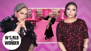 FASHION PHOTO RUVIEW S9 Ep 1 quotEntrance amp Hometownquot w Raja amp Raven  RuPauls Drag Race Oh My Gaga [upl. by Fiertz]