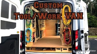 Custom Carpentry ToolWork Van  Designed amp Upfitted by Son of a Carpenter Inc [upl. by Hilary]