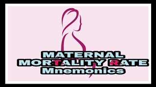 Maternal Mortality rate  Mnemonics  Maternal mortality ratio  Causes of Maternal Mortality [upl. by Roi122]