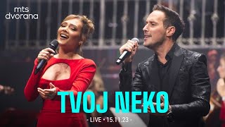 PEDJA JOVANOVIC feat ANDJELA KELEMAN  TVOJ NEKO  LIVE  151123 MTS DVORANA [upl. by Sivatnod]