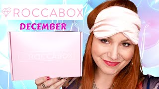 ROCCABOX DECEMBER 2020 BEAUTY SUBSCRIPTION BOX UNBOXING  PARTY amp PAMPER EDIT [upl. by Camellia]