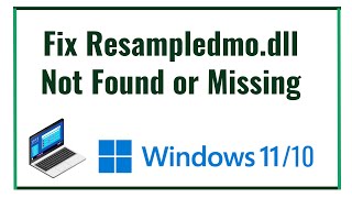 Fix resampledmodll Not Found or Missing in Windows 1110 Tutorial [upl. by Yleik]