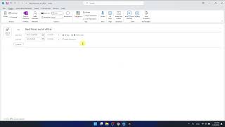 How to Set OutofOffice Status in Outlook Calendar [upl. by Alam606]