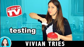 Crank Chop Review Testing As Seen on TV Products Vivian Tries [upl. by Nnairrek]