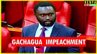 Gachagua friend Senator Methu reacts to impeachment motion being introduced in Senate [upl. by Ratcliff404]