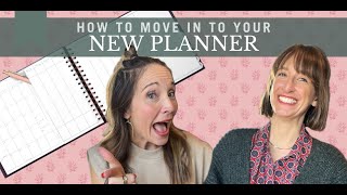 5 STEPS TO MOVE INTO YOUR NEW PLANNER  OMG Planners with Laurel Denise [upl. by Ardekal]