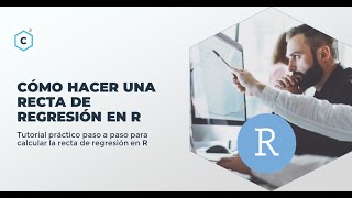 ¿Cómo calcular la recta de regresión en R Tutorial paso a paso con código de R [upl. by Acysej]