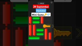 Hamster mini game today  29 September hamster mini game  hamster🐹 [upl. by Zsa Zsa]