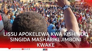 TUNDU LISSU AKIWASHA MAKIUNGU SINGIDA MASHARIKI APOKELEWA NA KIJIJI KIZIMA AIZIKA CCM MAZIMA [upl. by Shreve112]