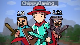 I Played Every Minecraft Update For The First Time [upl. by Daron]