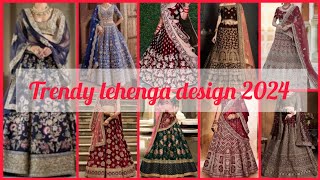 Latest lehenga design 2024 trendy lehenga design lehenga ka design lifewithyasmin lenegadesign [upl. by Pelson]