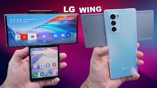 LG Wing Review  Innovative Dual Screen Smartphone but should you buy हिंदी [upl. by Llenram909]