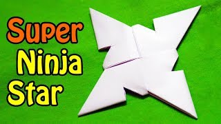 Super Ninja Star  Easy Origami [upl. by Nichols]