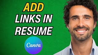 How To Add Link in Resume in Canva [upl. by Atorod]