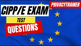 Master CIPPE Exam 2024 Essential Practice Questions 👍  Certification Prep [upl. by Ninos879]