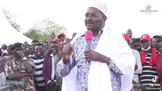 Hon Ali Wario word of wisdom at Sololo Borana Assembly [upl. by Concha]