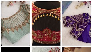 10 Stunning Latest Bridal Blouse designsBridal Maggam Work Blouse designs fashionhut [upl. by Adnwahsar]