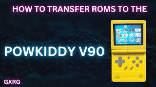 HOW TO TRANSFER ROMS TO THE POWKIDDY V90 [upl. by Nahtnahoj]