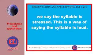 Understanding syllable stress Loud and faint part of words [upl. by Tanner480]