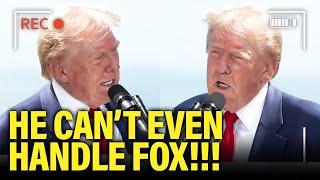 Trump IMPLODES ON AIR ATTACKS FOX NEWS Reporter over SIMPLE QUESTION [upl. by Frasco]