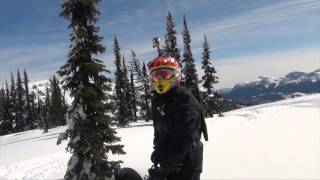 RevelStoke Canada quotThe Monsterquot Turbo Snowmobiles [upl. by Ailedua]