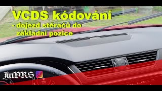 VCDS kódování  dojez stěračů do základní pozice [upl. by Maeve]