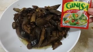 How to cook Adobong Talong using Ginisa Flavor Mix [upl. by Nnyladnarb213]