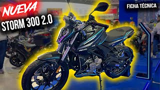 🔥Nueva Vento STORM 300 20 ZX ¿Parece KTM 🤔Primeras impresiones y Ficha técnica 🤩 [upl. by Cartan]