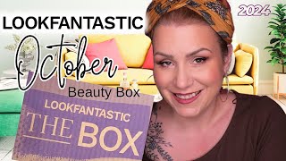 LOOKFANTASTIC OCTOBER 2024 BEAUTY SUBSCRIPTION BOX UNBOXING [upl. by Nosidam658]