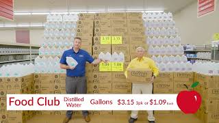 Woodmans  2023  Chippewa Spring Water and Food Club Distilled Water [upl. by Atsylak]