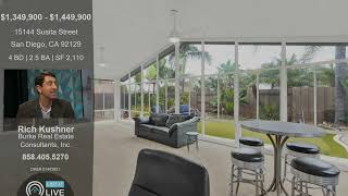 15144 Susita Street San Diego CA 92129 with Rich Kushner [upl. by Yeldahc264]