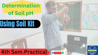 মাটির pH পরীক্ষা Determination of Soil pH Using soil Kit4th Sem practicalStep of soil pH test [upl. by Jaymee490]