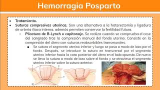 Hemorragia Posparto 22  Ginecología [upl. by Anaeli]