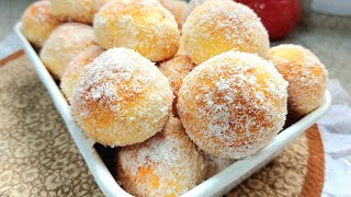 Bolinho de chuva ASSADO Massa fofinha e gostosa  bolinho de chuva fácil [upl. by Yniatirb]