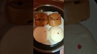 STEAMED BUNS FOR BREAKFAST food shortvideo shortsfeed shorts short viralvideo viralshort [upl. by Jonis419]