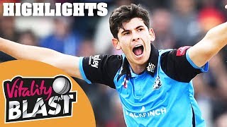 Worcestershire Reach First Final  Worcestershire v Lancashire  Vitality Blast 2018  Highlights [upl. by Pickett]