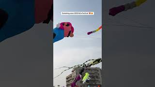 International kite fastival 2025 kite kiteflyingfestival kitepaper trending kitefastival [upl. by Ttenaej]