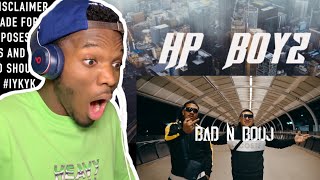 American First Time Reacting To Hp Boyz  Bad N Bouj  Aussie Rap Music🇦🇺🔥 [upl. by Adnil]