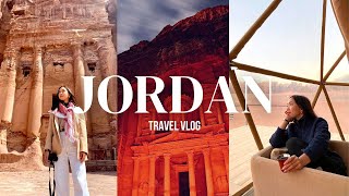 JORDAN TRAVEL VLOG 🇯🇴  Petra by Night Wadi Rum Desert amp Amman ✨ [upl. by Trab919]